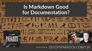 Is Markdown Good for Documentation?